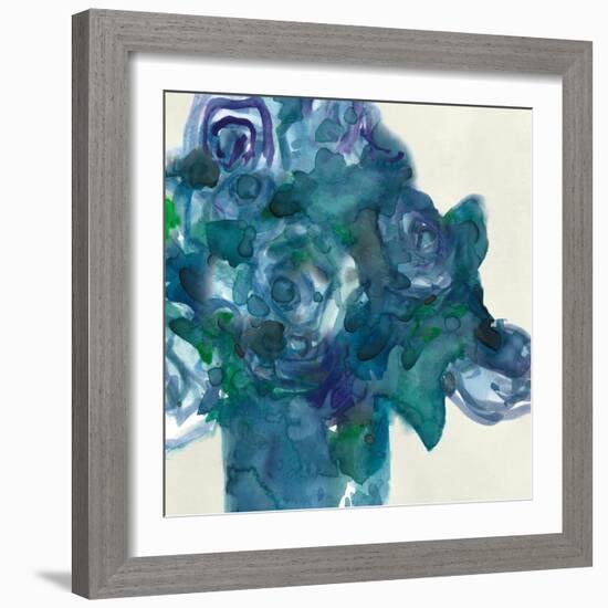 Turquoise Bunch II-Samuel Dixon-Framed Art Print