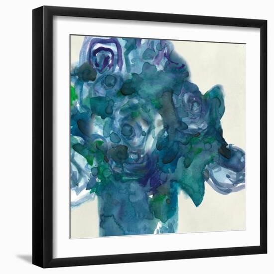 Turquoise Bunch II-Samuel Dixon-Framed Art Print