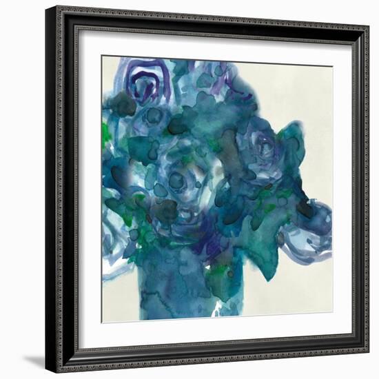 Turquoise Bunch II-Samuel Dixon-Framed Art Print