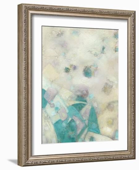 Turquoise Celebration I-Beverly Crawford-Framed Art Print