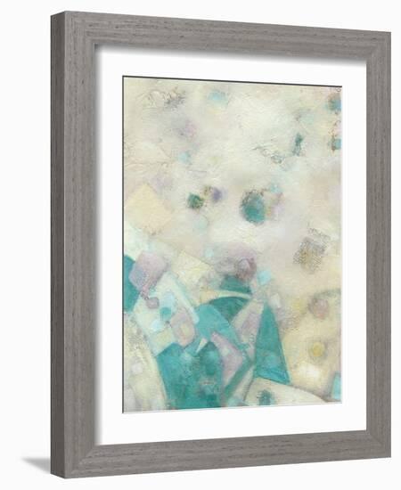 Turquoise Celebration I-Beverly Crawford-Framed Art Print