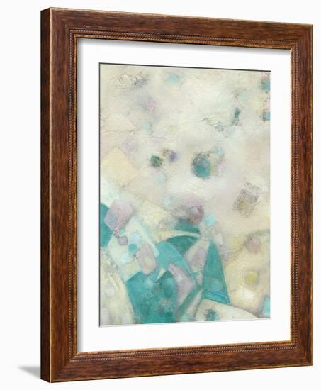 Turquoise Celebration I-Beverly Crawford-Framed Art Print