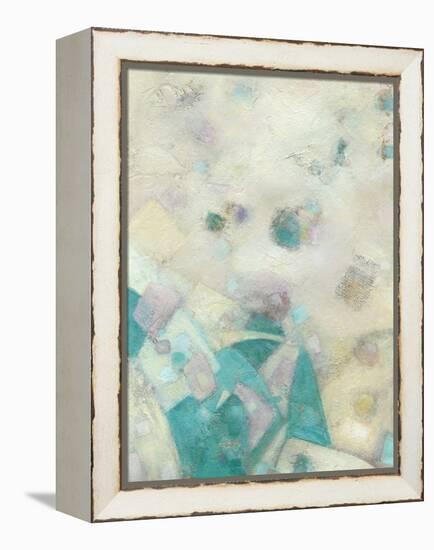 Turquoise Celebration I-Beverly Crawford-Framed Stretched Canvas