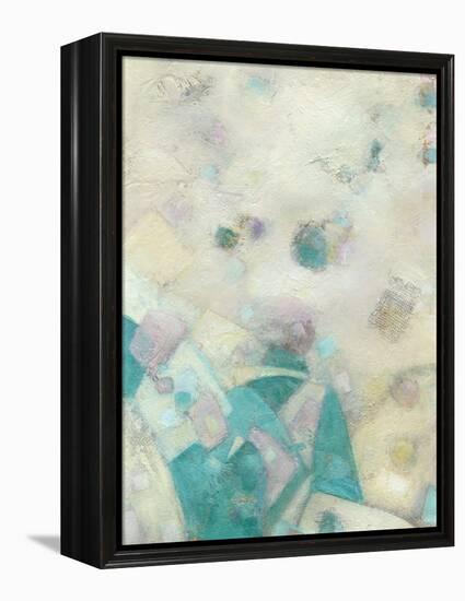 Turquoise Celebration I-Beverly Crawford-Framed Stretched Canvas