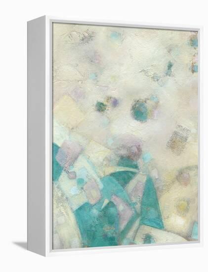 Turquoise Celebration I-Beverly Crawford-Framed Stretched Canvas