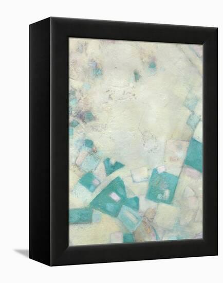 Turquoise Celebration II-Beverly Crawford-Framed Stretched Canvas