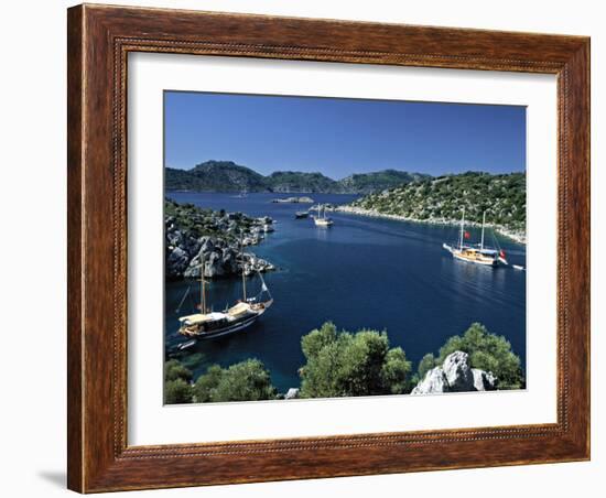 Turquoise Coast Between Kale and Kas, Turkey-Demetrio Carrasco-Framed Photographic Print