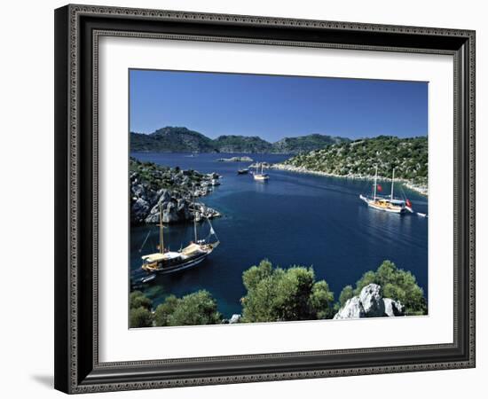 Turquoise Coast Between Kale and Kas, Turkey-Demetrio Carrasco-Framed Photographic Print