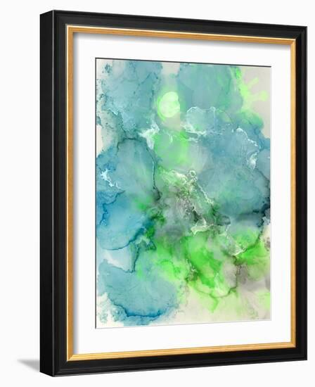 Turquoise Crystal-Kim Curinga-Framed Art Print