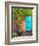 Turquoise Door, Santa Fe, New Mexico-Tom Haseltine-Framed Photographic Print