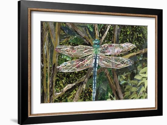 Turquoise Dragonfly-Kirstie Adamson-Framed Giclee Print