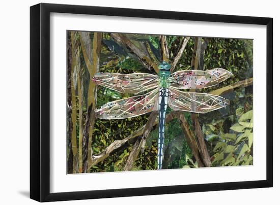 Turquoise Dragonfly-Kirstie Adamson-Framed Giclee Print