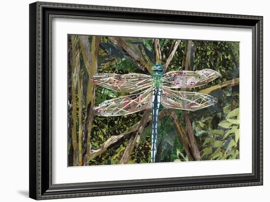 Turquoise Dragonfly-Kirstie Adamson-Framed Giclee Print