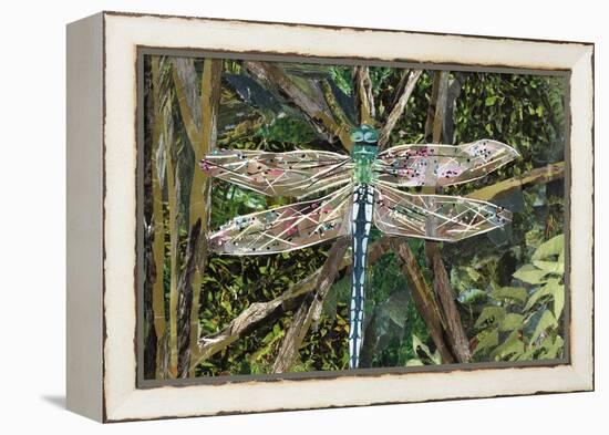 Turquoise Dragonfly-Kirstie Adamson-Framed Premier Image Canvas