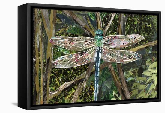 Turquoise Dragonfly-Kirstie Adamson-Framed Premier Image Canvas