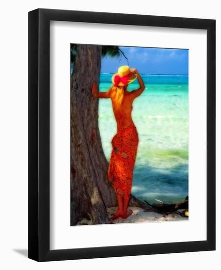 Turquoise Dreams, Cayman Islands-George Oze-Framed Photographic Print