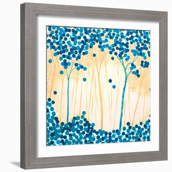 Turquoise Forest-Herb Dickinson-Framed Photographic Print