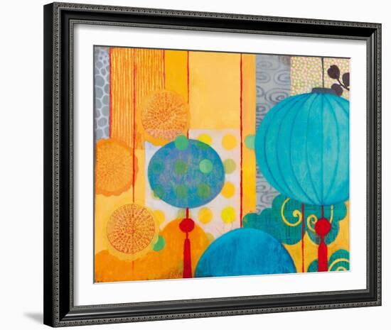 Turquoise Fortune-Sally Bennett Baxley-Framed Giclee Print