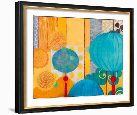 Turquoise Fortune-Sally Bennett Baxley-Framed Giclee Print