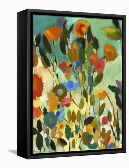 Turquoise Garden-Kim Parker-Framed Premier Image Canvas