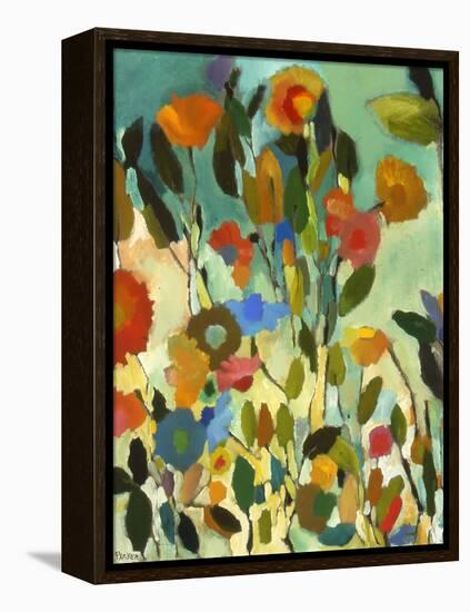 Turquoise Garden-Kim Parker-Framed Premier Image Canvas