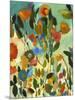 Turquoise Garden-Kim Parker-Mounted Premium Giclee Print