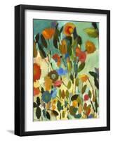 Turquoise Garden-Kim Parker-Framed Giclee Print