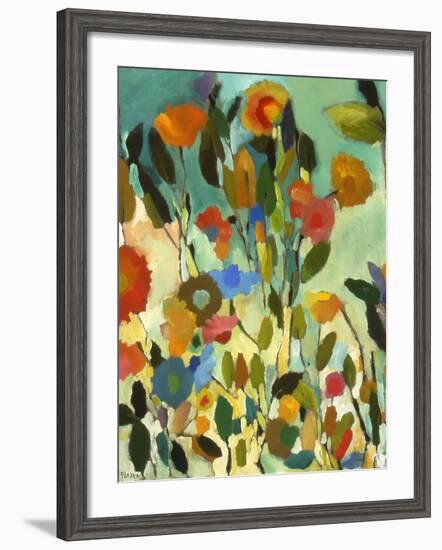 Turquoise Garden-Kim Parker-Framed Giclee Print