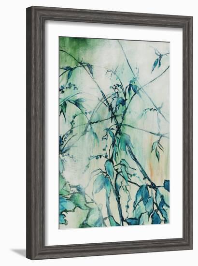 Turquoise Garden-Rikki Drotar-Framed Giclee Print