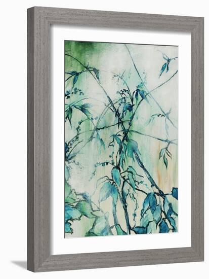 Turquoise Garden-Rikki Drotar-Framed Giclee Print