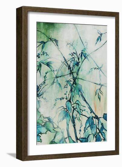 Turquoise Garden-Rikki Drotar-Framed Giclee Print