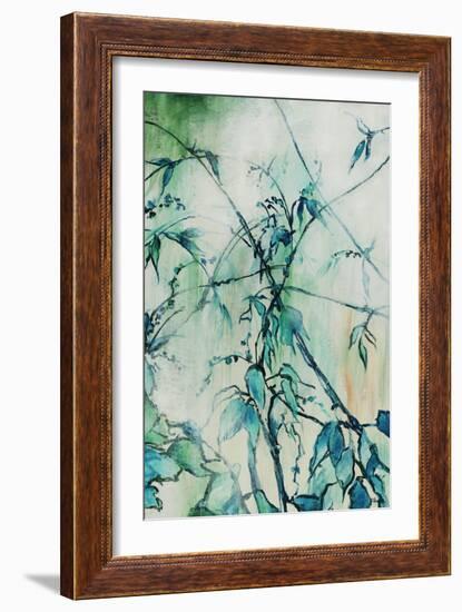 Turquoise Garden-Rikki Drotar-Framed Giclee Print