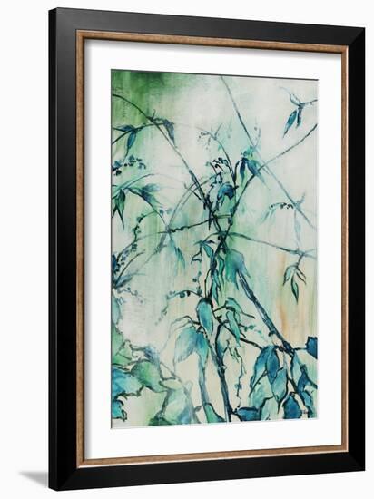 Turquoise Garden-Rikki Drotar-Framed Giclee Print