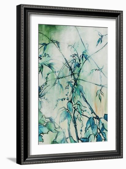 Turquoise Garden-Rikki Drotar-Framed Giclee Print