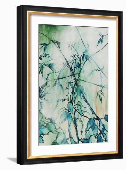 Turquoise Garden-Rikki Drotar-Framed Giclee Print