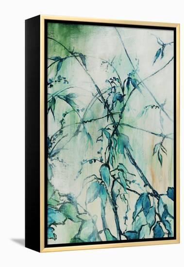 Turquoise Garden-Rikki Drotar-Framed Premier Image Canvas