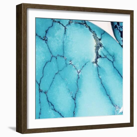 Turquoise Gemstone-Lawrence Lawry-Framed Premium Photographic Print
