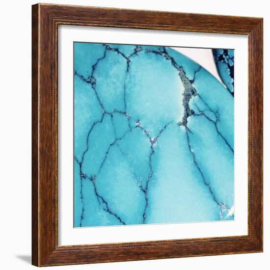 Turquoise Gemstone-Lawrence Lawry-Framed Premium Photographic Print