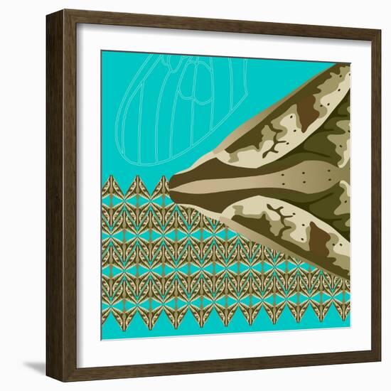 Turquoise Kai-Belen Mena-Framed Giclee Print