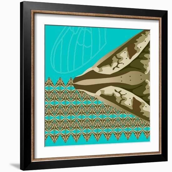 Turquoise Kai-Belen Mena-Framed Giclee Print