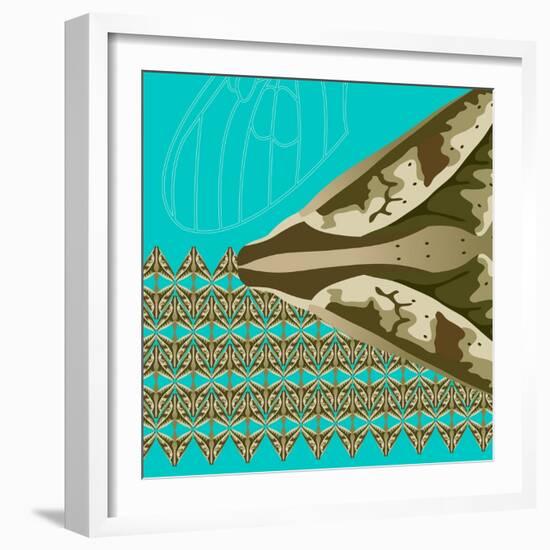 Turquoise Kai-Belen Mena-Framed Giclee Print