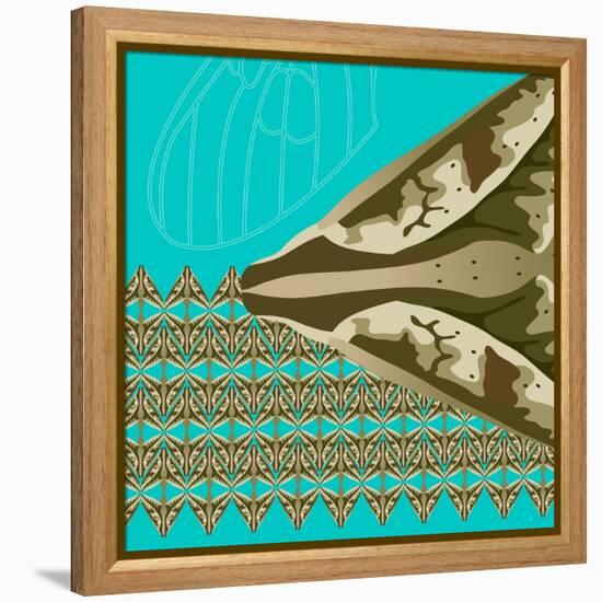 Turquoise Kai-Belen Mena-Framed Premier Image Canvas