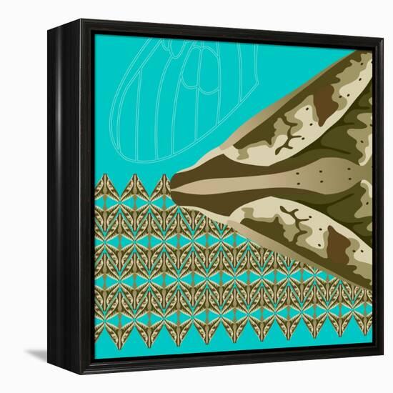 Turquoise Kai-Belen Mena-Framed Premier Image Canvas