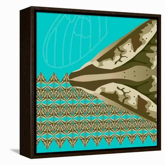 Turquoise Kai-Belen Mena-Framed Premier Image Canvas