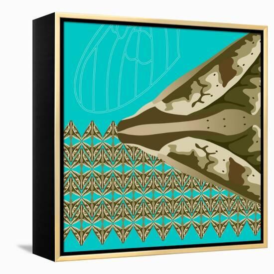 Turquoise Kai-Belen Mena-Framed Premier Image Canvas