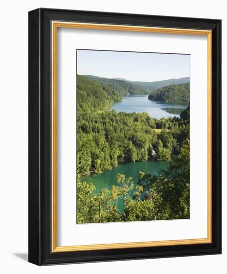 Turquoise Lakes, Plitvice Lakes National Park, Unesco World Heritage Site, Croatia-Christian Kober-Framed Photographic Print