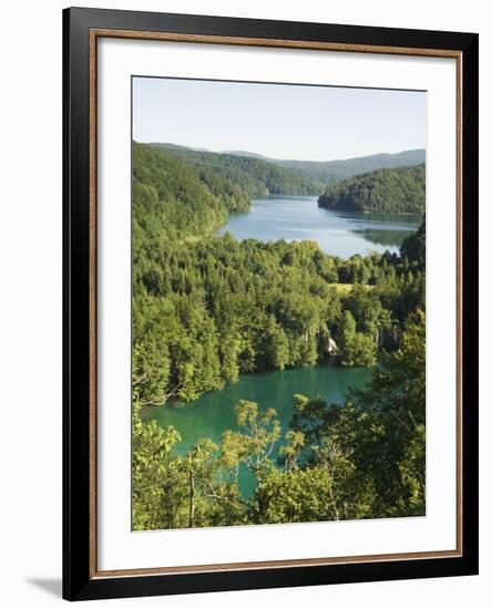 Turquoise Lakes, Plitvice Lakes National Park, Unesco World Heritage Site, Croatia-Christian Kober-Framed Photographic Print