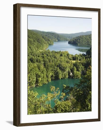 Turquoise Lakes, Plitvice Lakes National Park, Unesco World Heritage Site, Croatia-Christian Kober-Framed Photographic Print