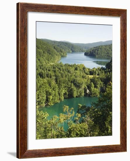 Turquoise Lakes, Plitvice Lakes National Park, Unesco World Heritage Site, Croatia-Christian Kober-Framed Photographic Print