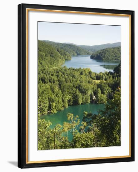 Turquoise Lakes, Plitvice Lakes National Park, Unesco World Heritage Site, Croatia-Christian Kober-Framed Photographic Print